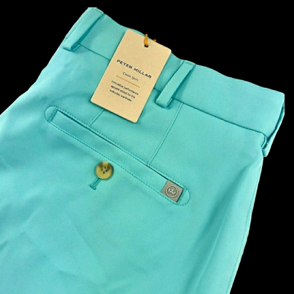 Peter Millar Crown Sport Mens 35 Stretch Performance Golf Shorts